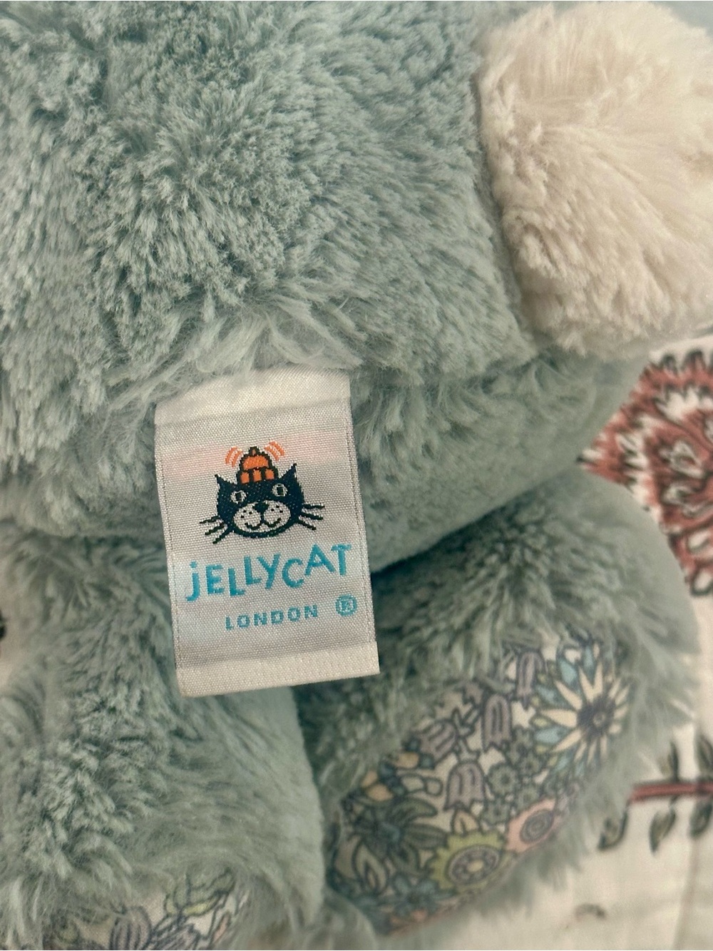Sage Green Jellycat Bunny - Picture 4 of 4